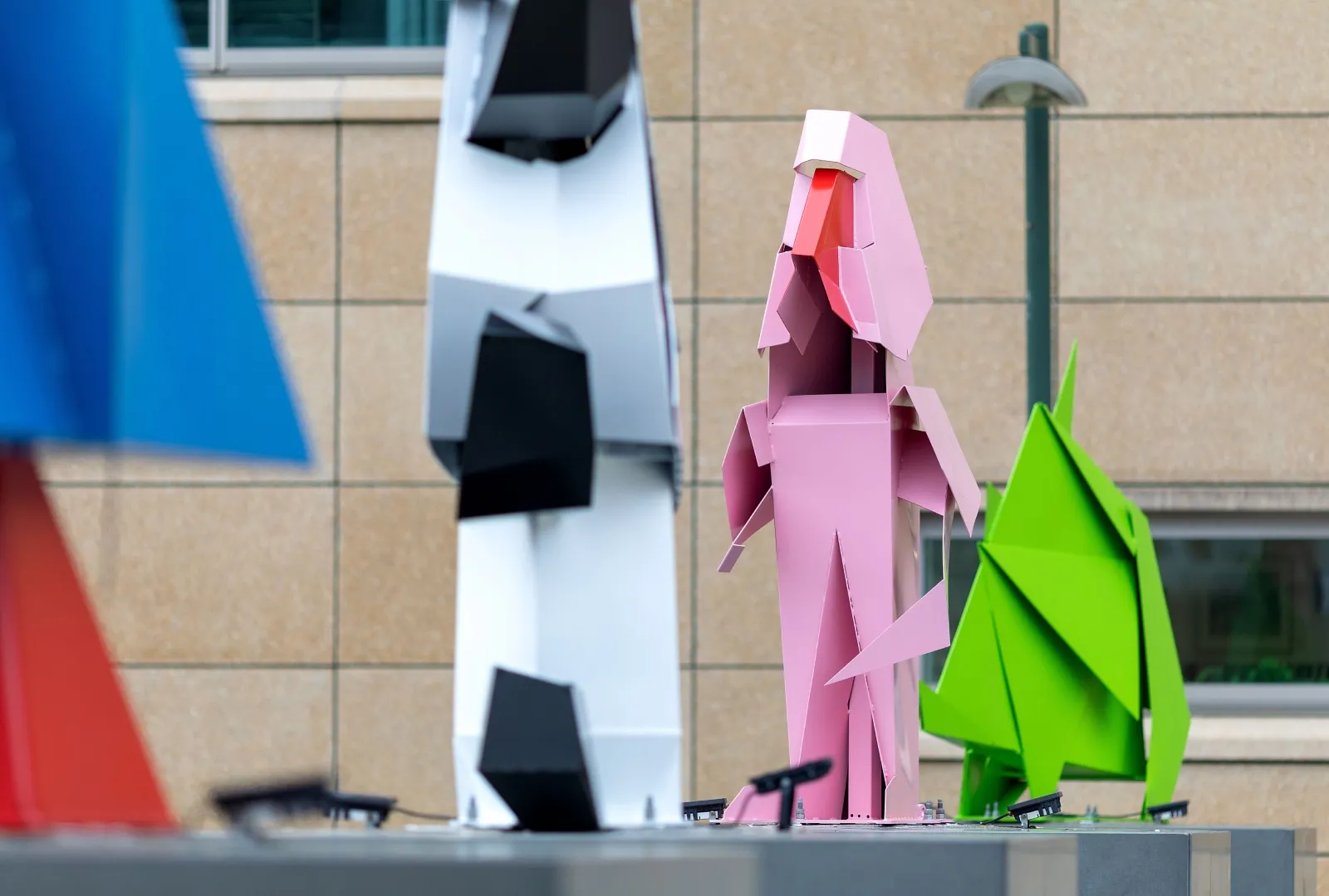 Paperpals sculpture exhibition at Te Papa, Wellington