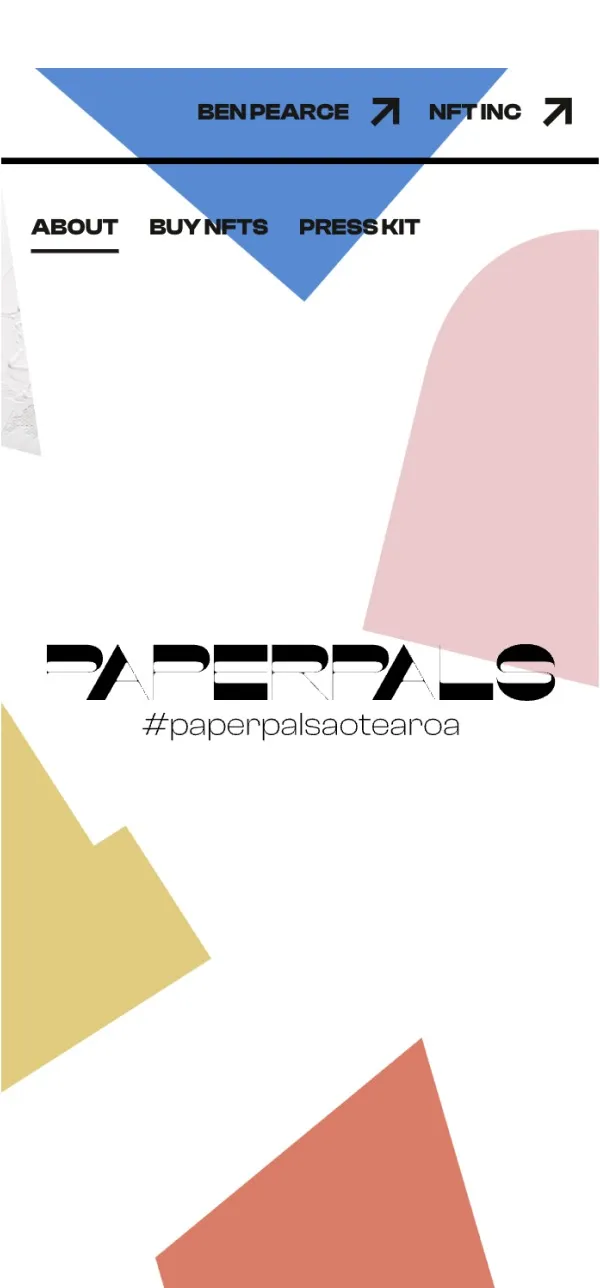 Paperpals website homepage mobile interface by N4Studio