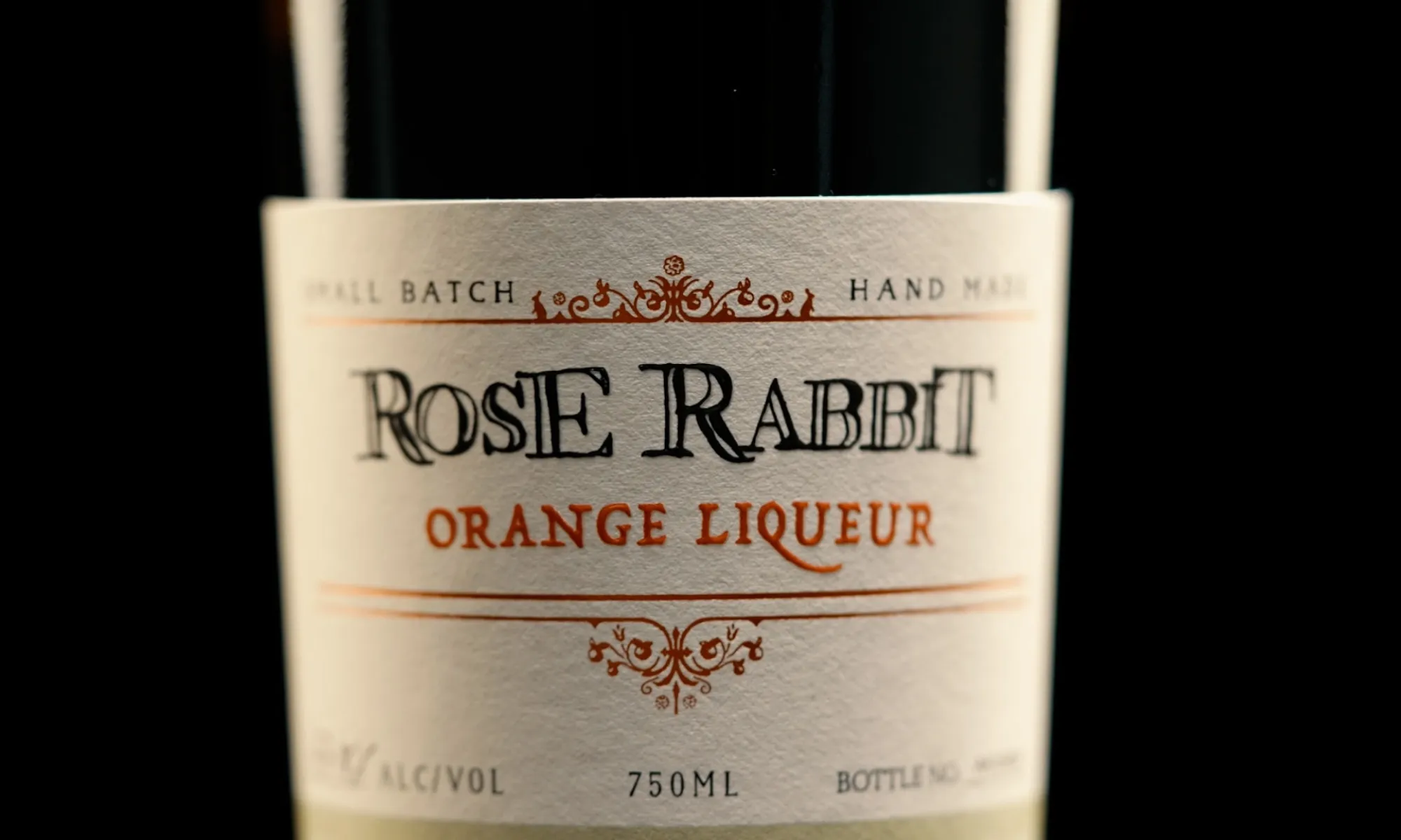Rose Rabbit orange liqueur by Cardrona Distillery
