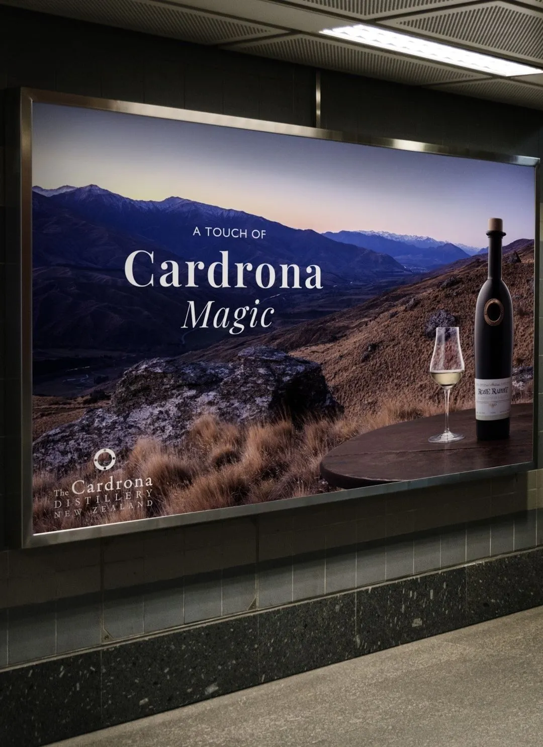 A touch of Cardrona Magic train station signage by N4.Studio