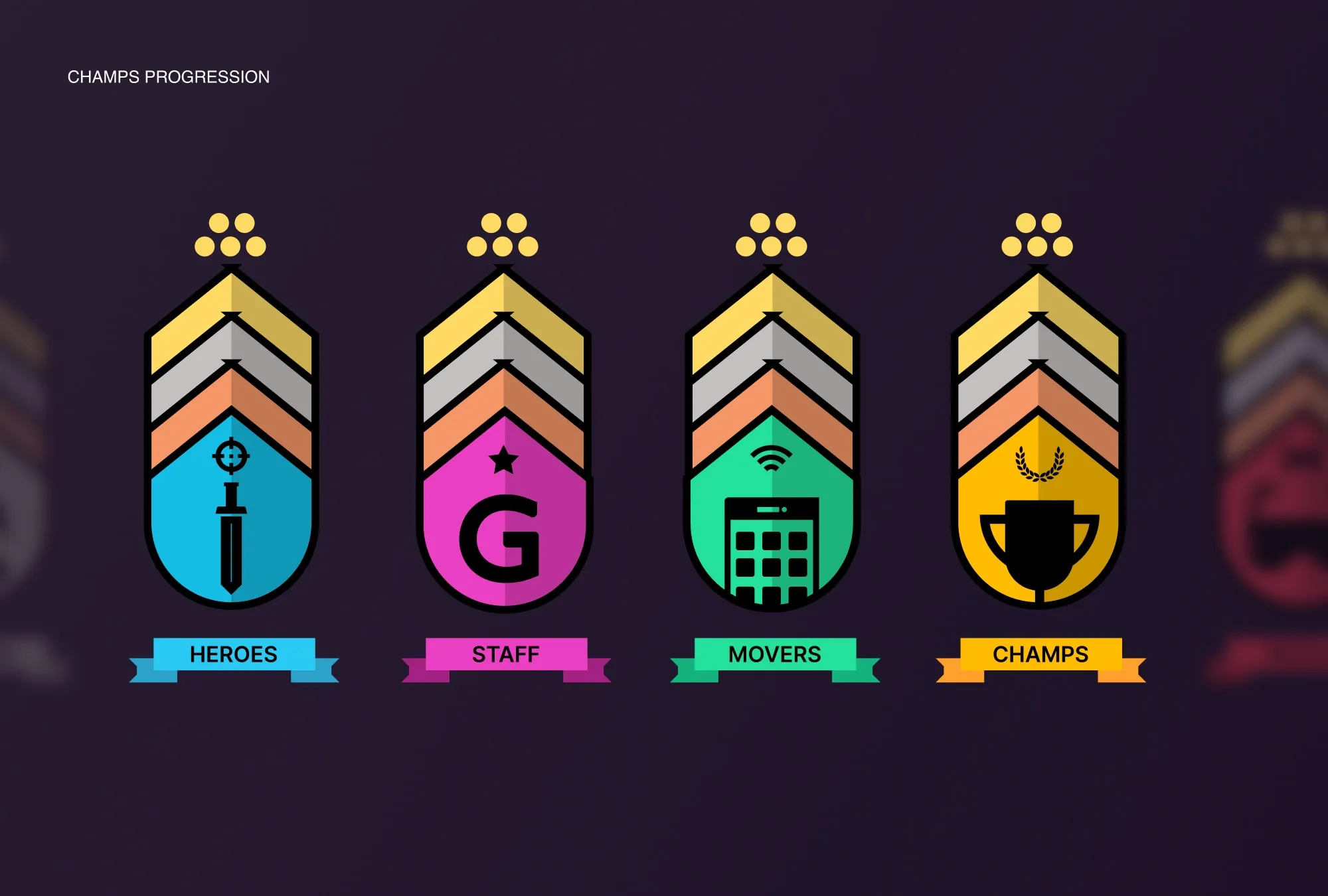 GAME Digital tribes badge design by N4.Studio