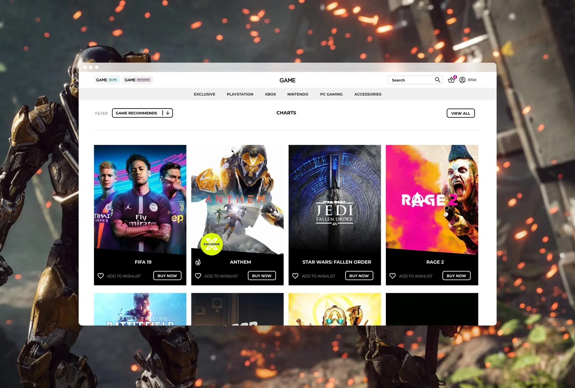 GAME Digital online shopping experience by N4.Studio