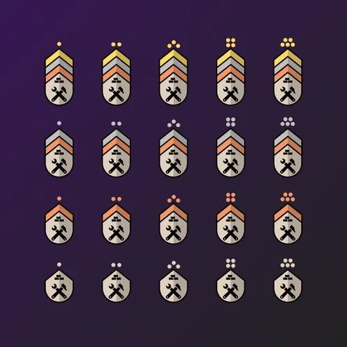 GAME Digital tier progression badge visuals by N4.Studio