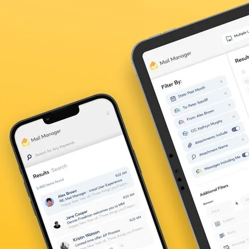 Mail Manager mobile and desktop application by N4Studio