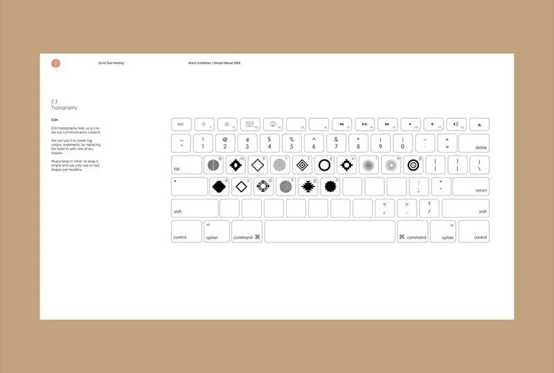 Good Soul Hunting custom font keyboard layout by N4.STUDIO