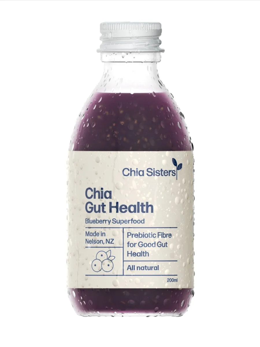 Chia Sisters Gut Health drink 3D render