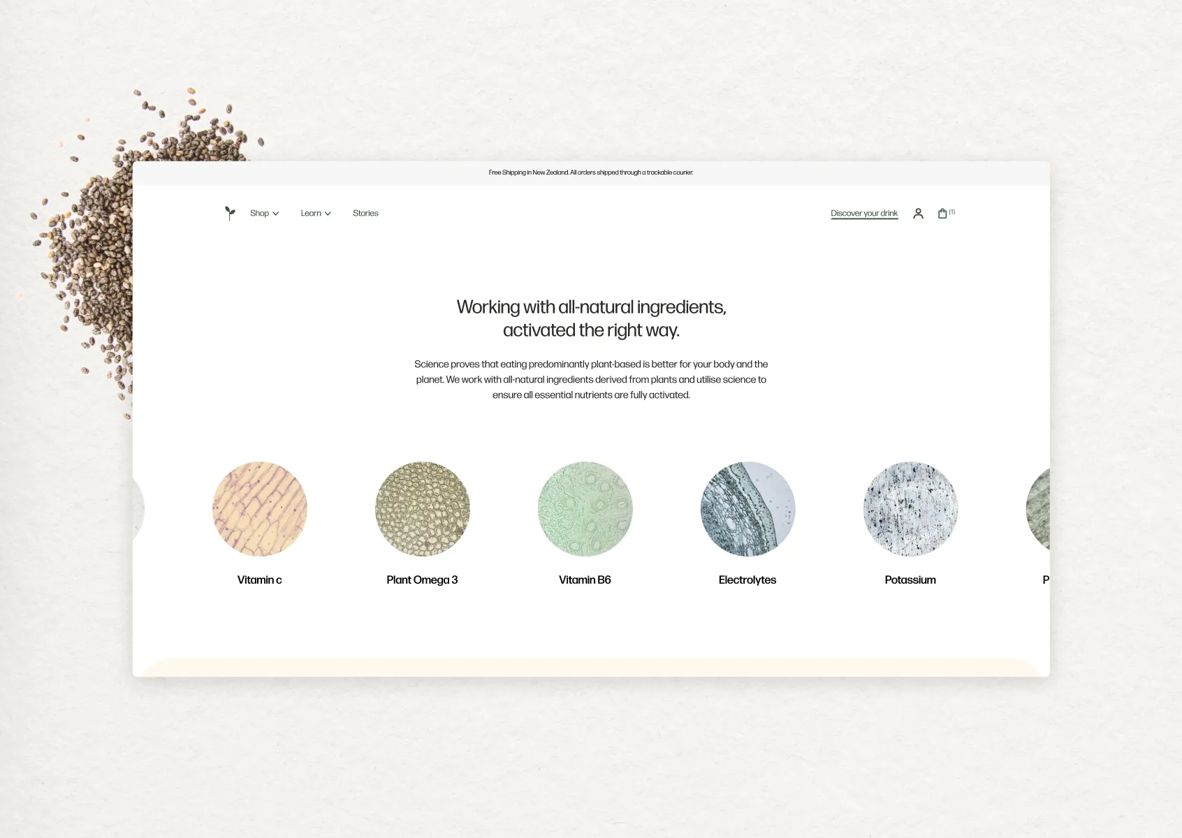 Chia Sisters website design by N4 Studio