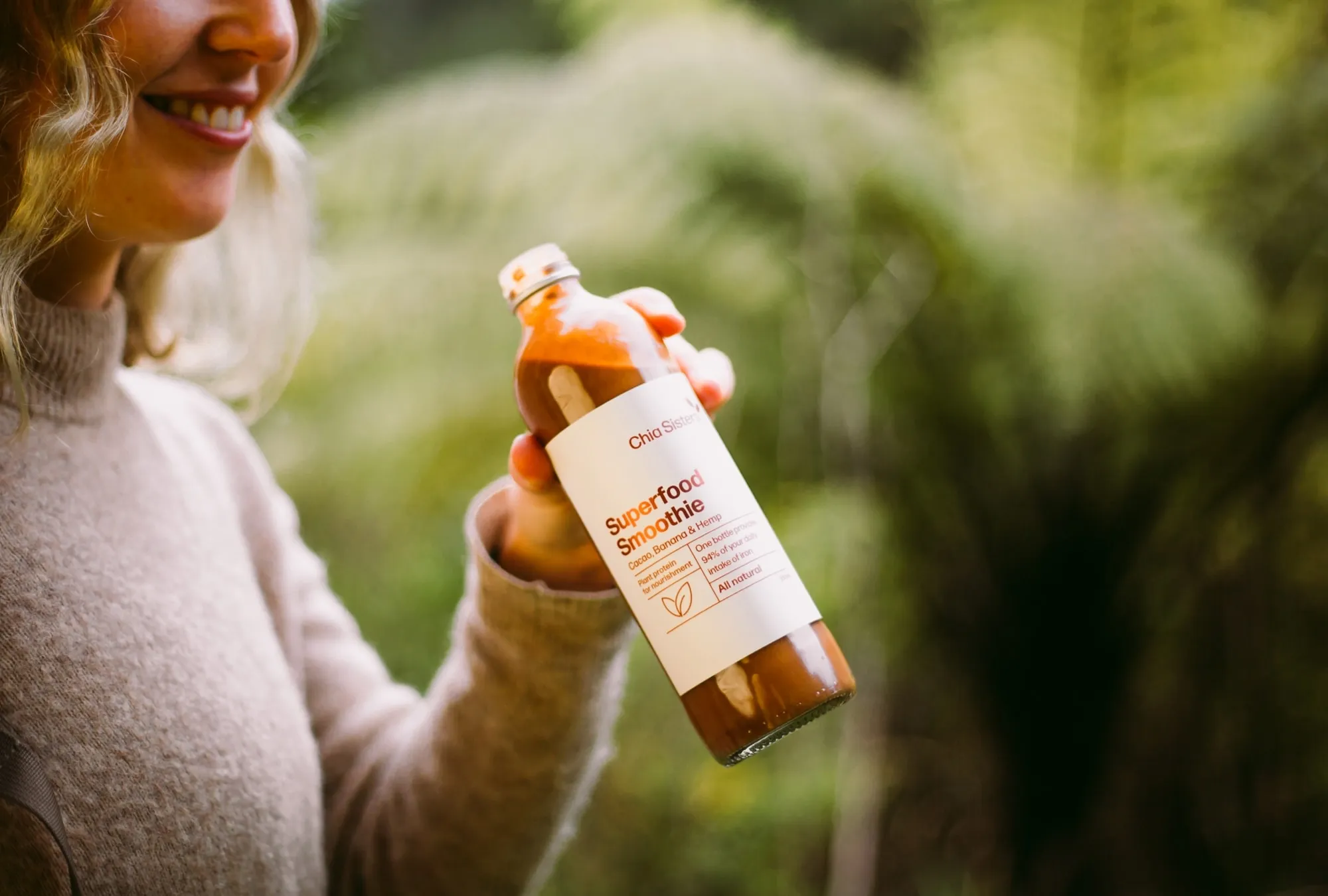 Superfood Smoothie drink by Chia Sisters