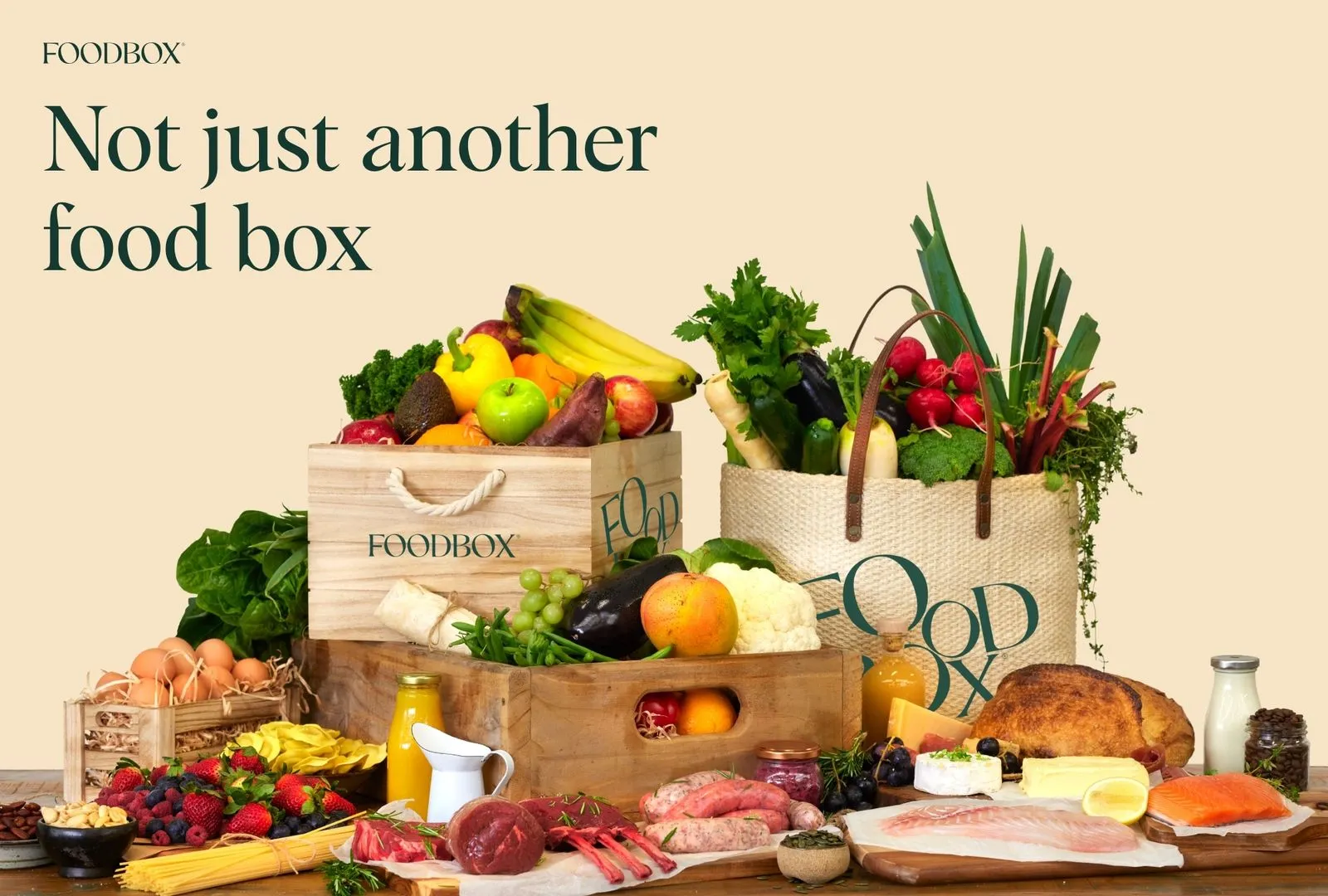 Foodbox "Not just another food box" campaign by N4 STUDIO