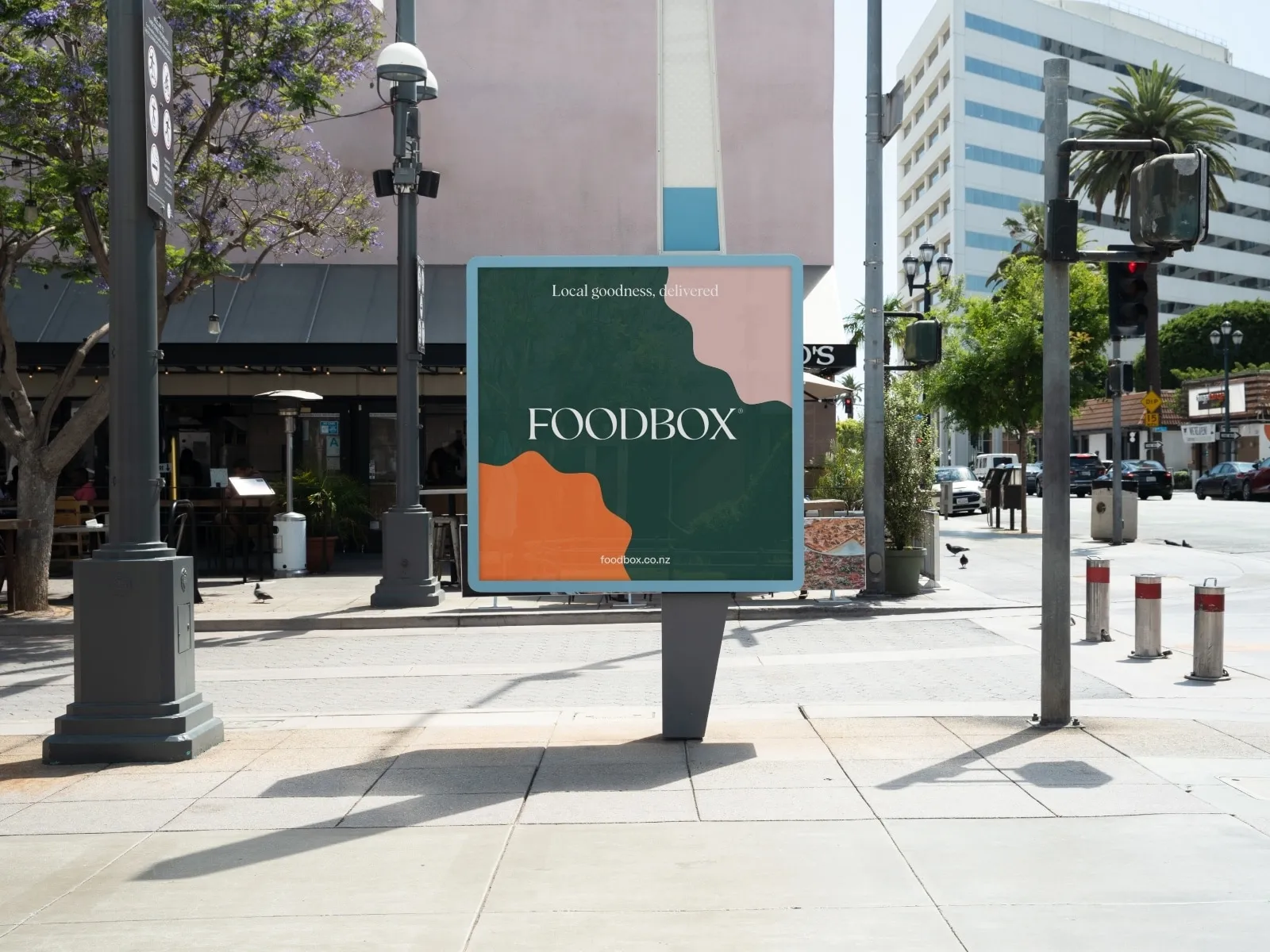 Outdoor branding campaign for Foodbox