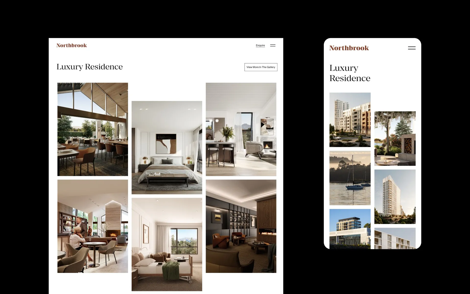 Northbrook Website Design in Webflow by N4 Studio