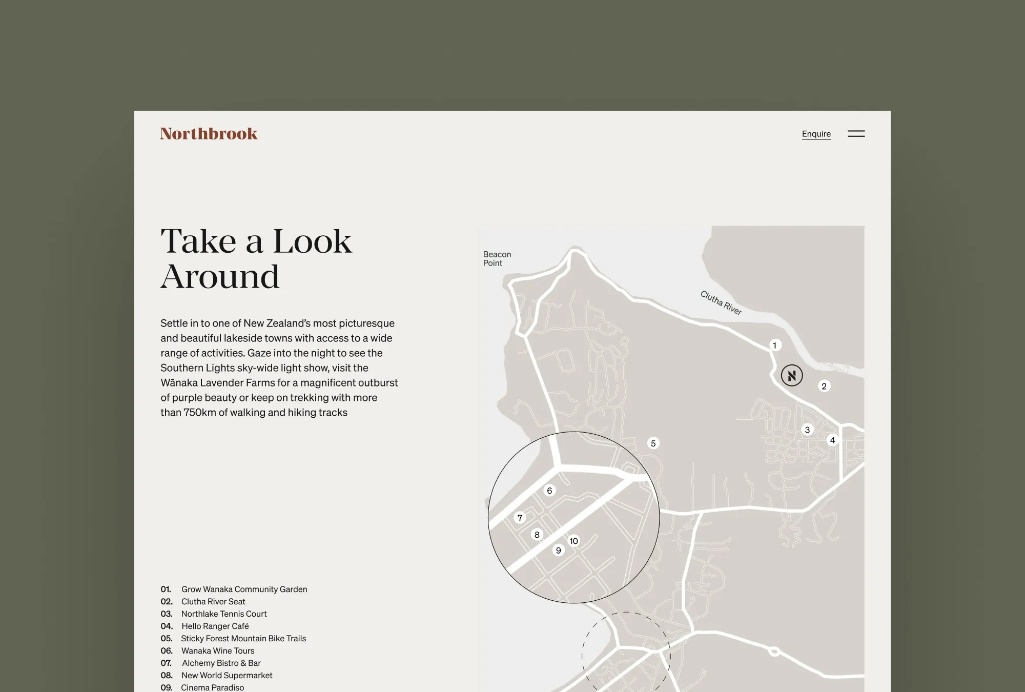 Northbrook Website Design in Webflow by N4 Studio