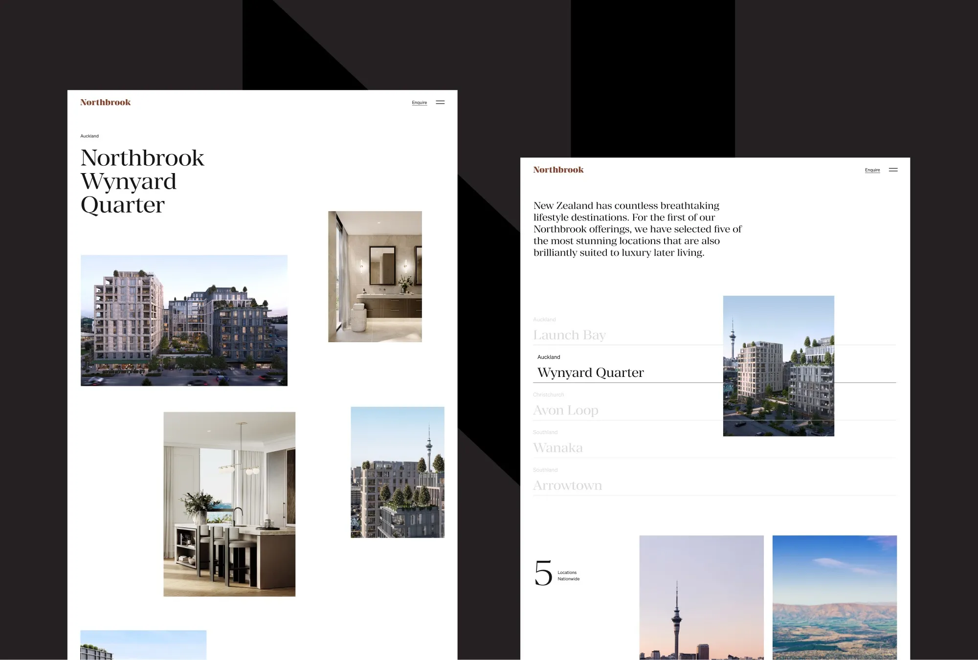 Northbrook Website Design in Webflow by N4 Studio