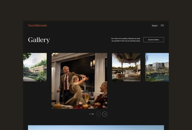 Northbrook Website Design in Webflow by N4 Studio