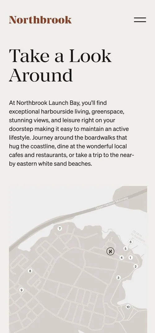 Northbrook Website Design in Webflow by N4 Studio