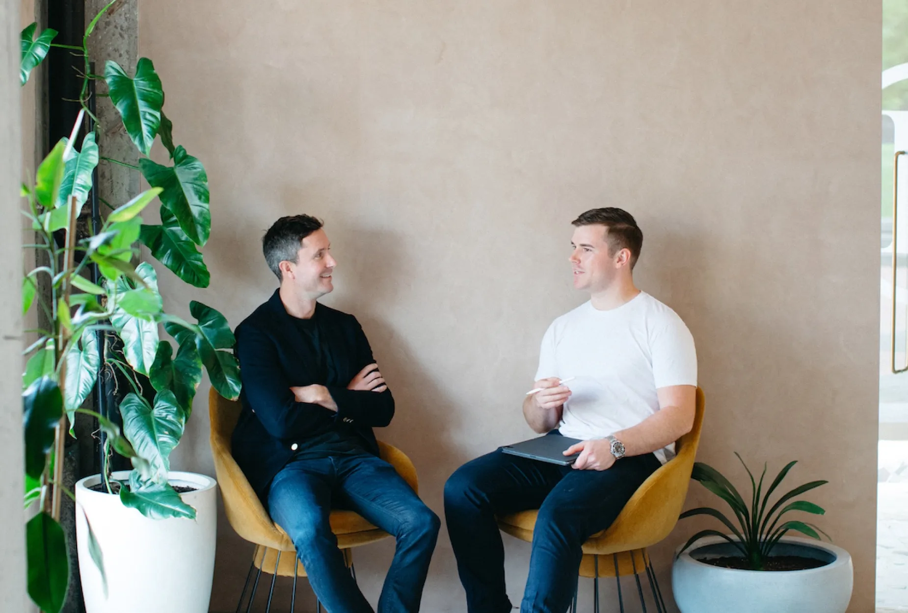 Elliot Maher (Left) and Jonathan Cook (Right) in Panama Square
