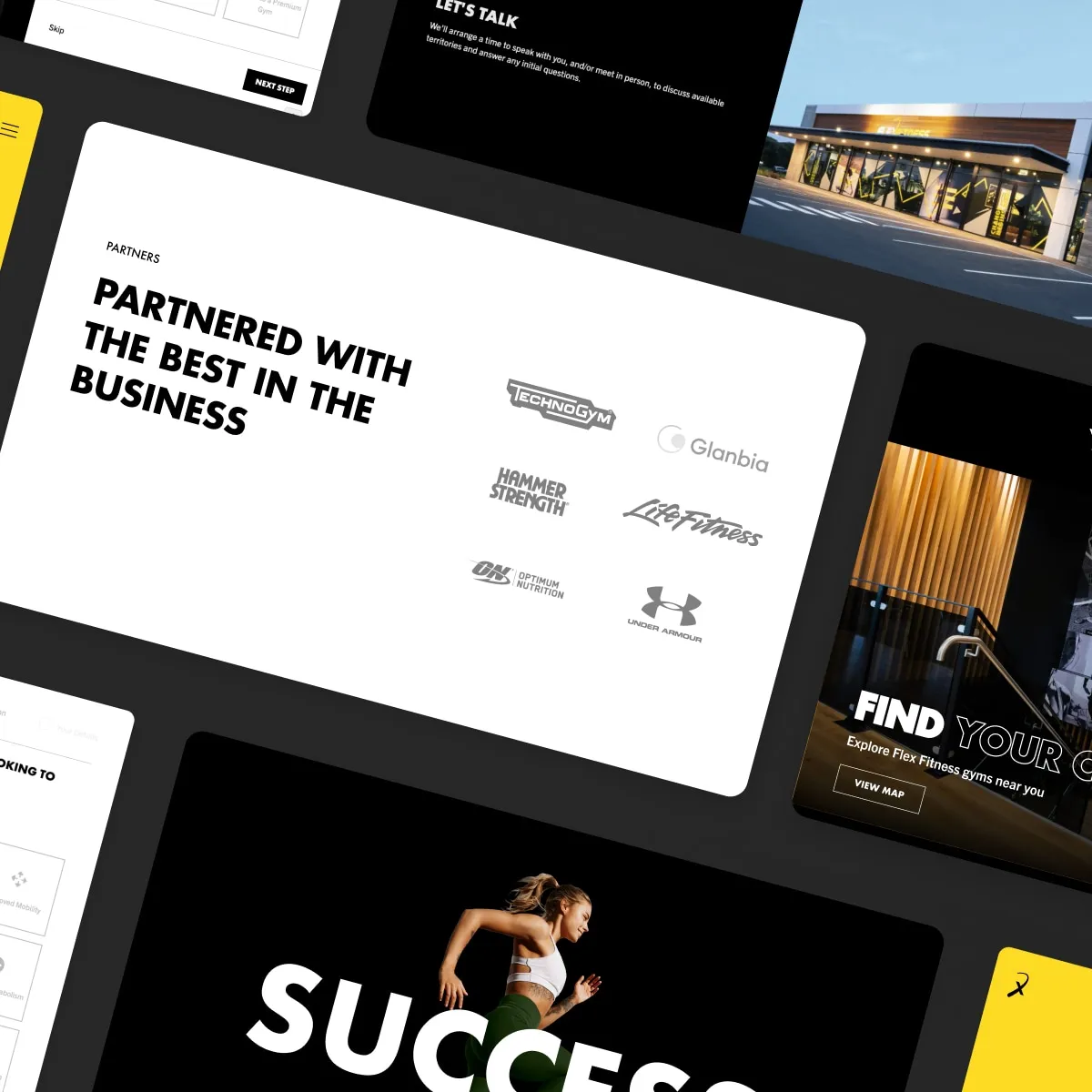 Website design for Flex Fitness by N4 Studio