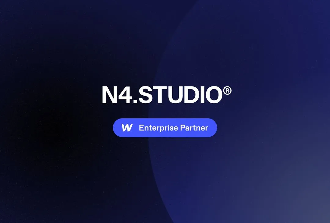 N4 Studio becomes a Webflow Enterprise Partner