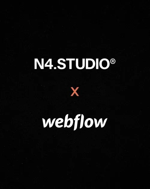 Webflow and N4.Studio Logos