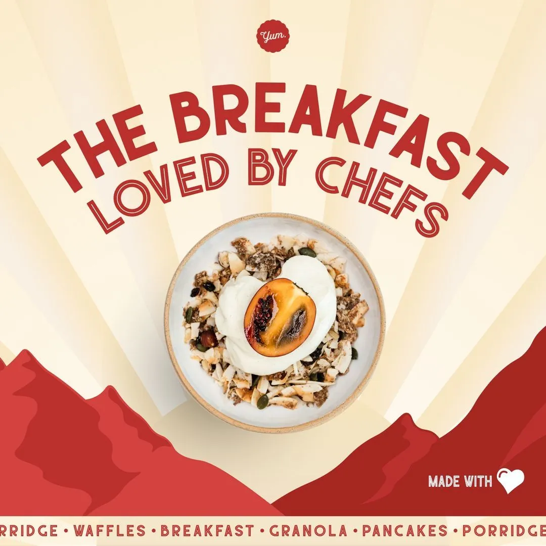 Yum Granola branding by N4 Studio