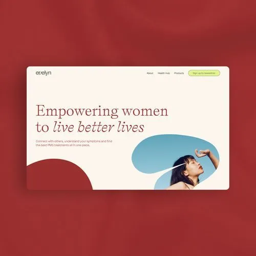 Evelyn Health Website Design by N4 Studio