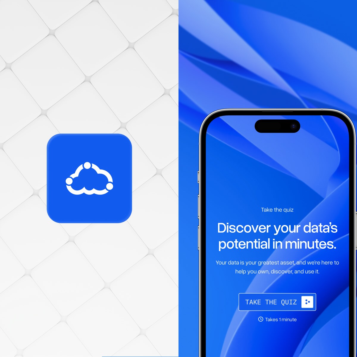 The Data Group home page design