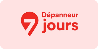 Image of Depanneur 7 jours logo one of the many convenience stores where Klickship's DHL kisoks are located