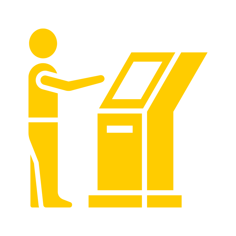 Icon a of a plane to represent DHL express plane freight