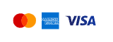 Visa American Express and Mastercard image for DHL Payments