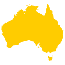 Oceania Icon to represent DHL shipping prices to that continent