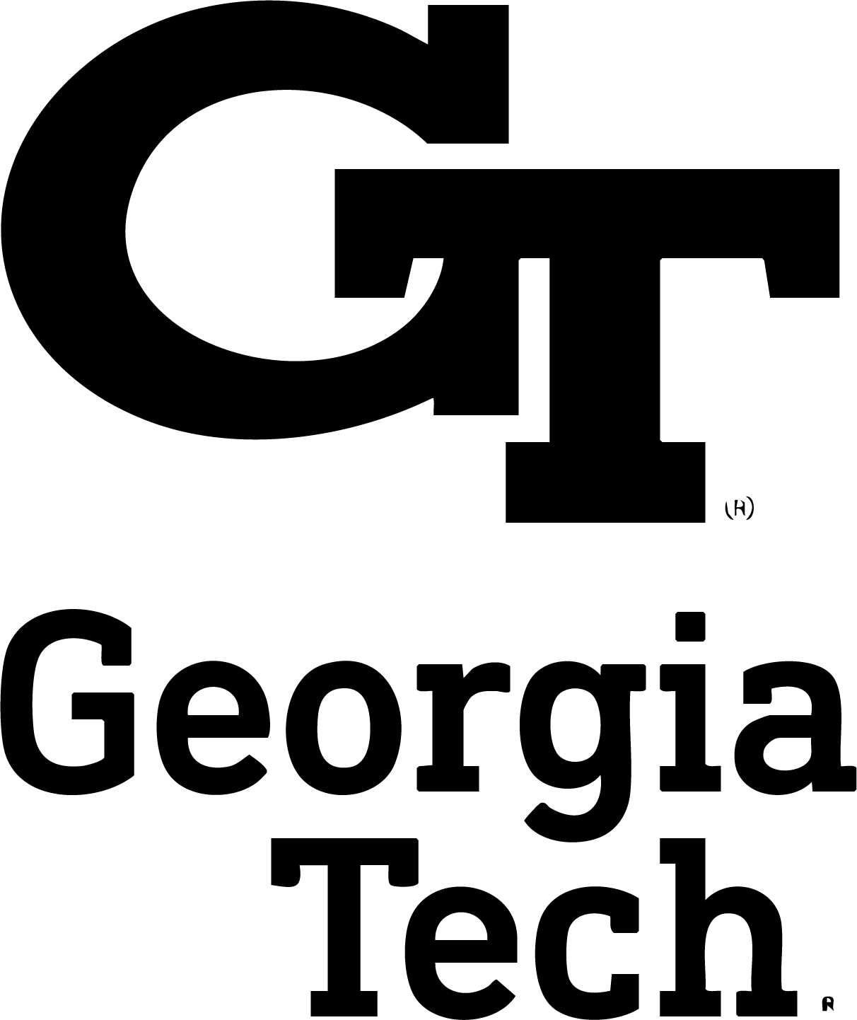 Georgis Tech black logo