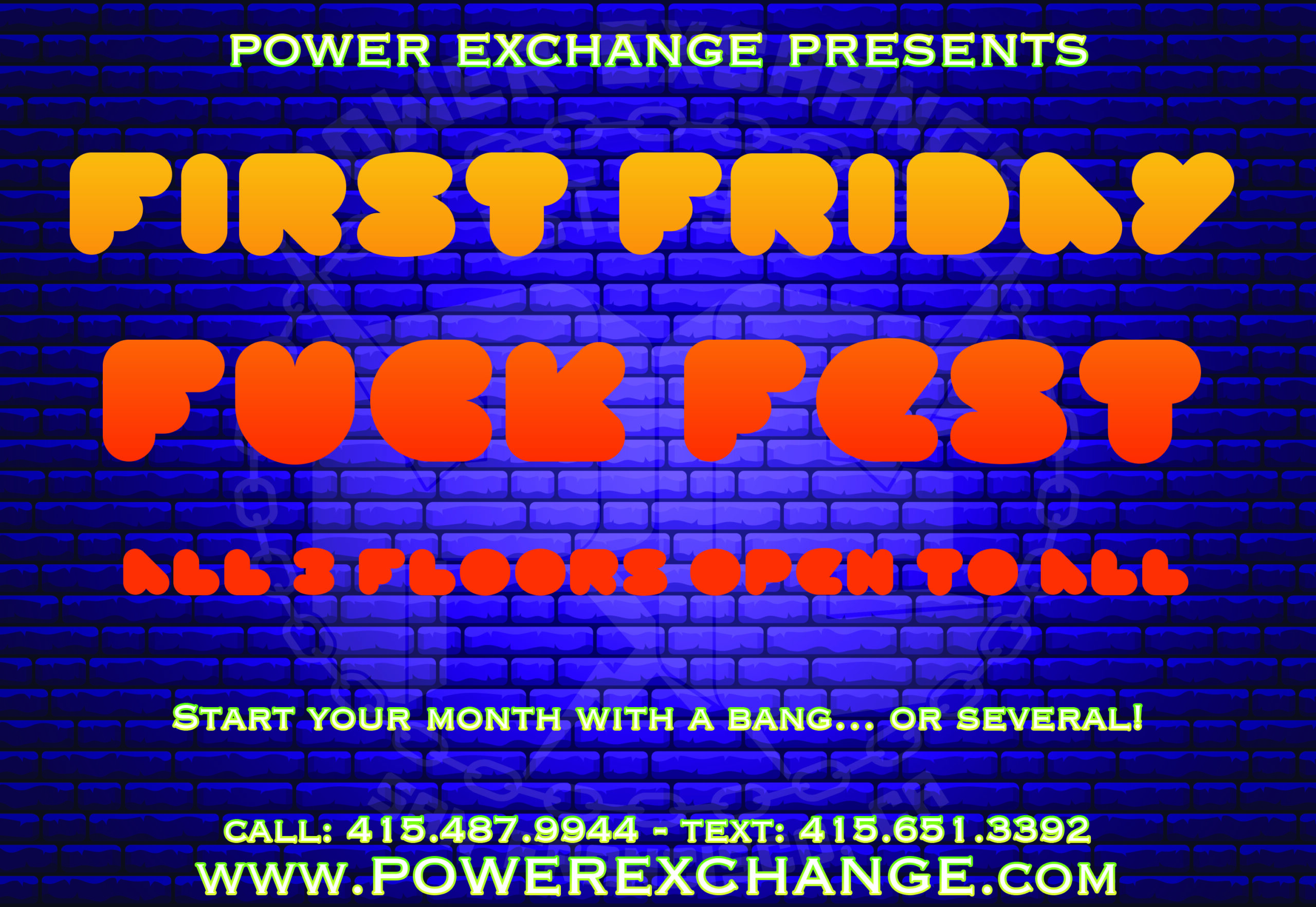 FIRST FRIDAY FUCK FEST