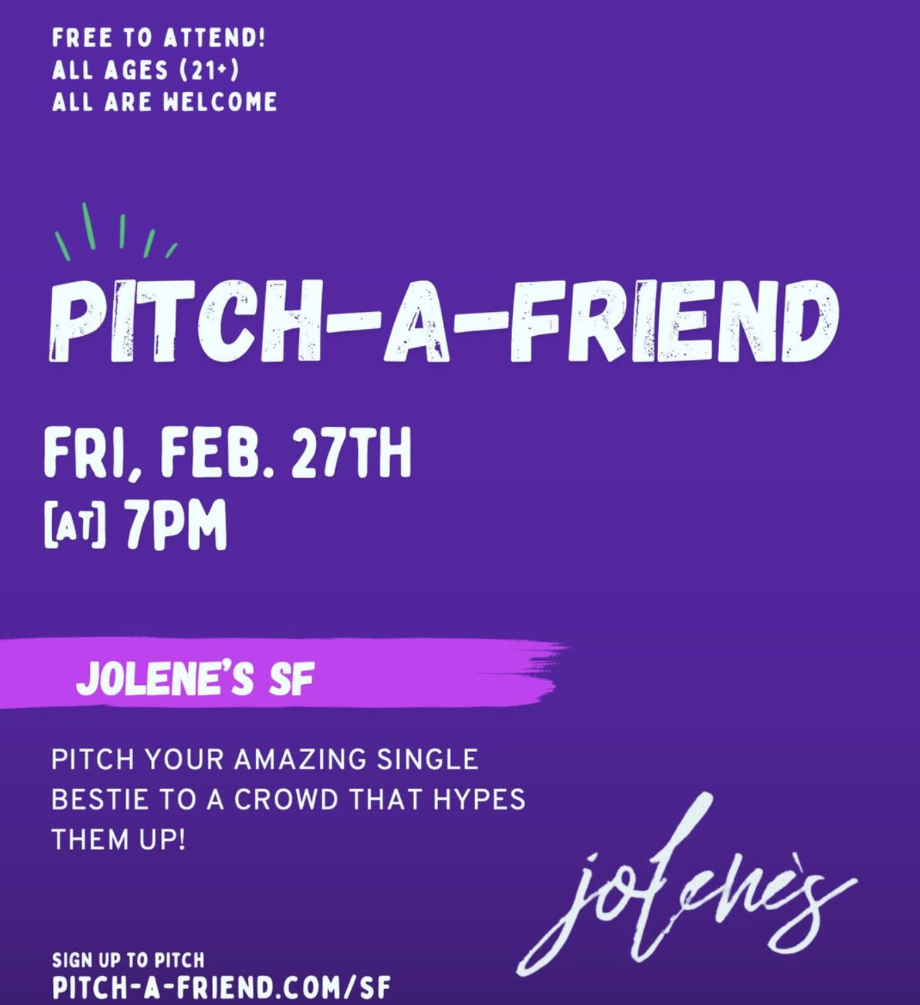 PITCH A FRIEND! 