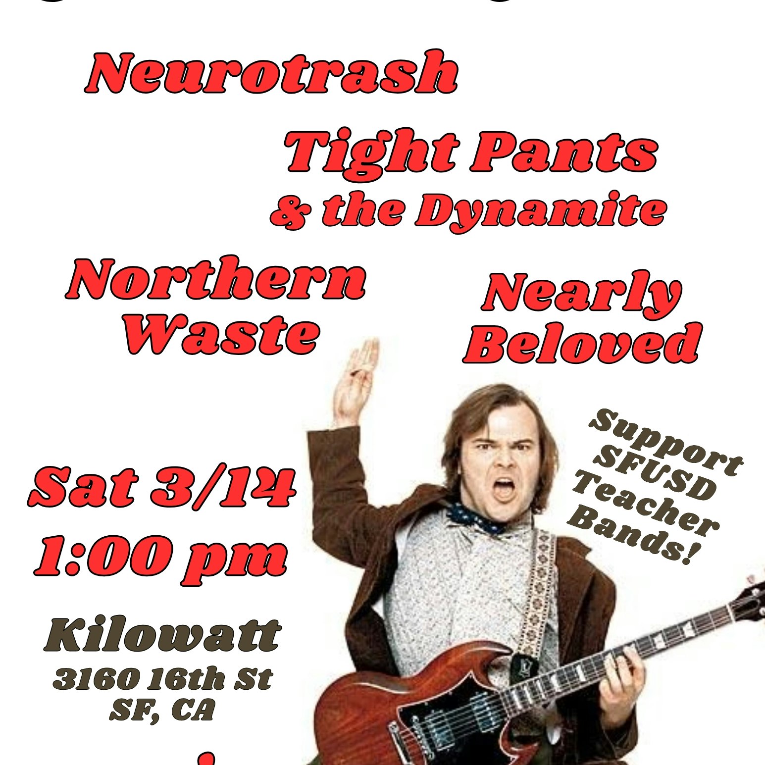 Neurotrash, Tight Pants & The Dynamite, Northern Waste and Nearly Beloved