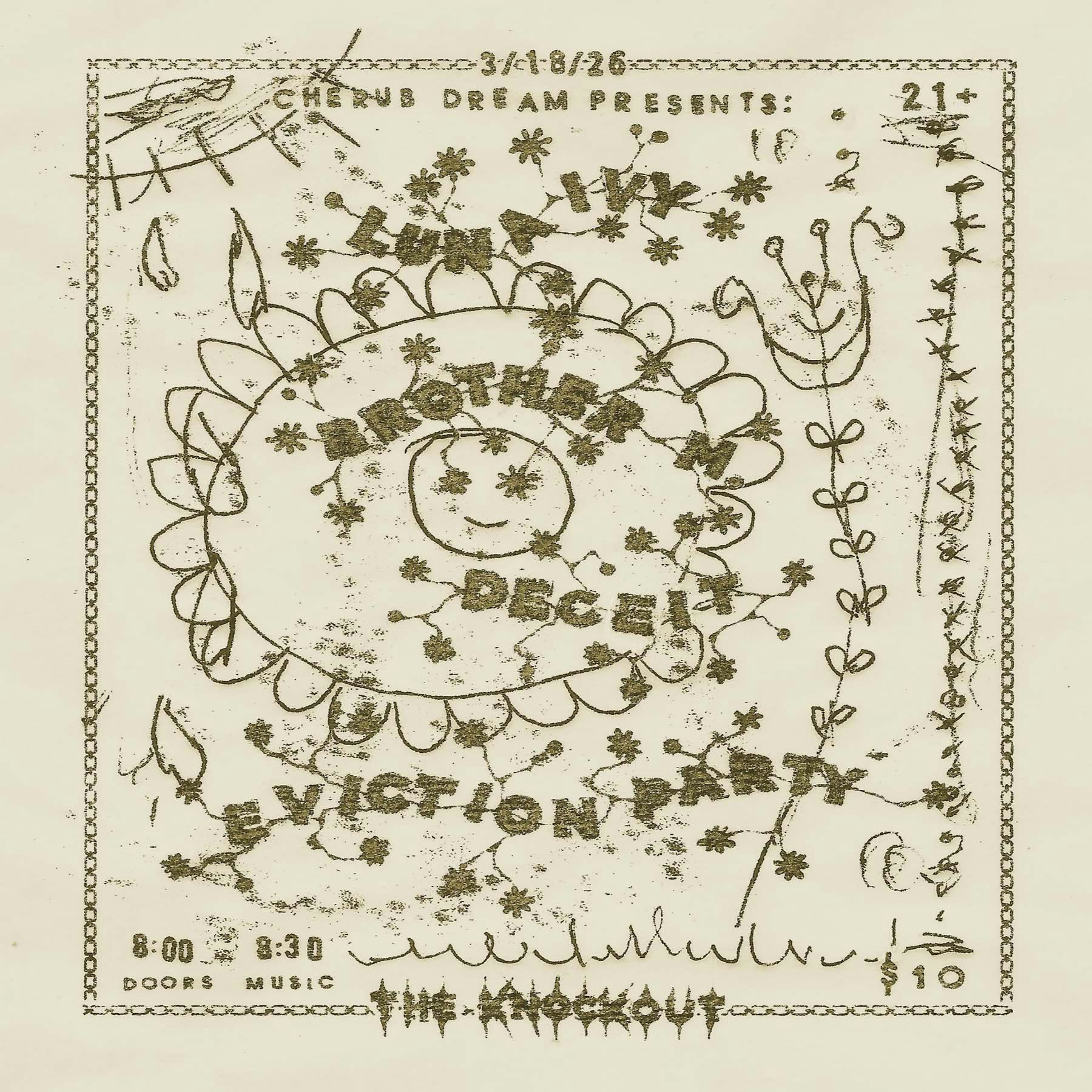 LUNA IVY + BROTHER M + DECEIT + EVICTION PARTY 