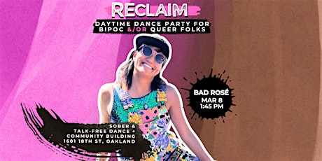RECLAIM! March 3/8