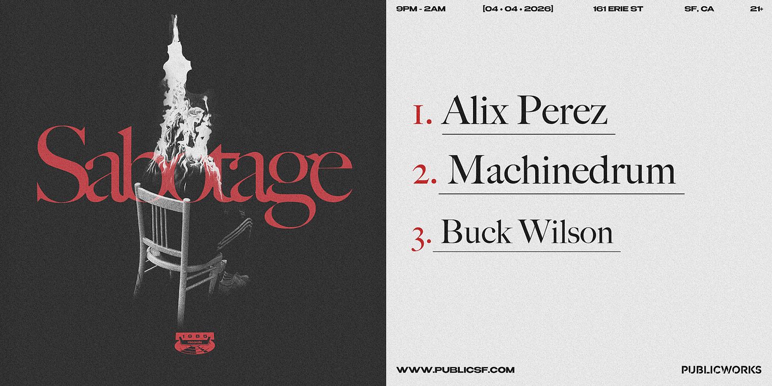 Alix Perez & Machinedrum presented by Public Works