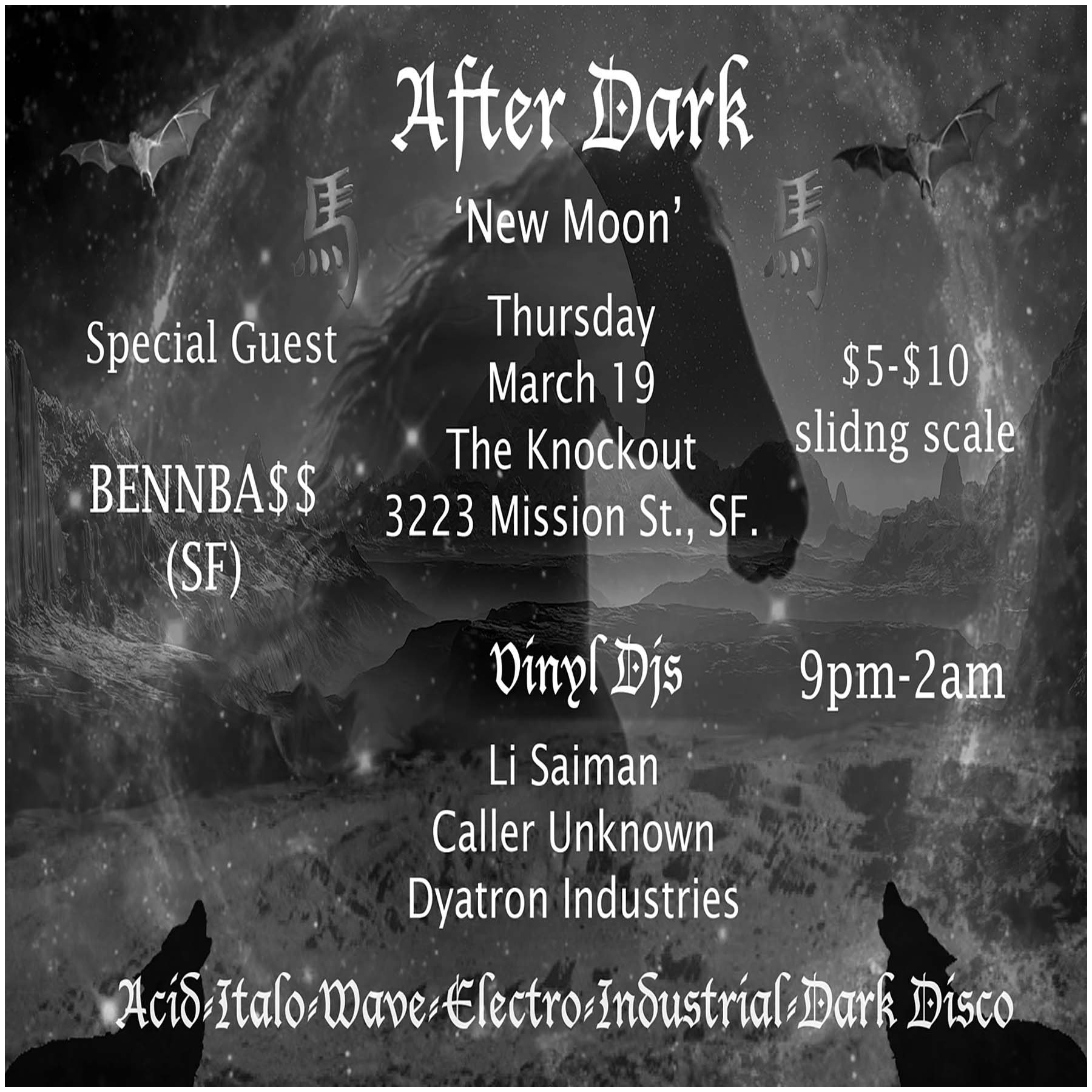 AFTER DARK INDUSTRIAL DANCE PARTY! 