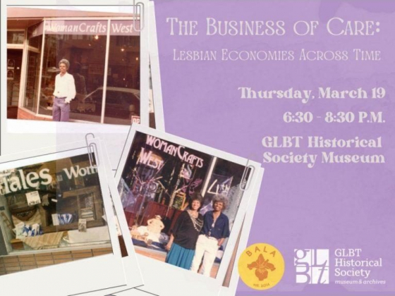 Lesbian Economies Across Time @ The GLBT Historical Society | San Francisco