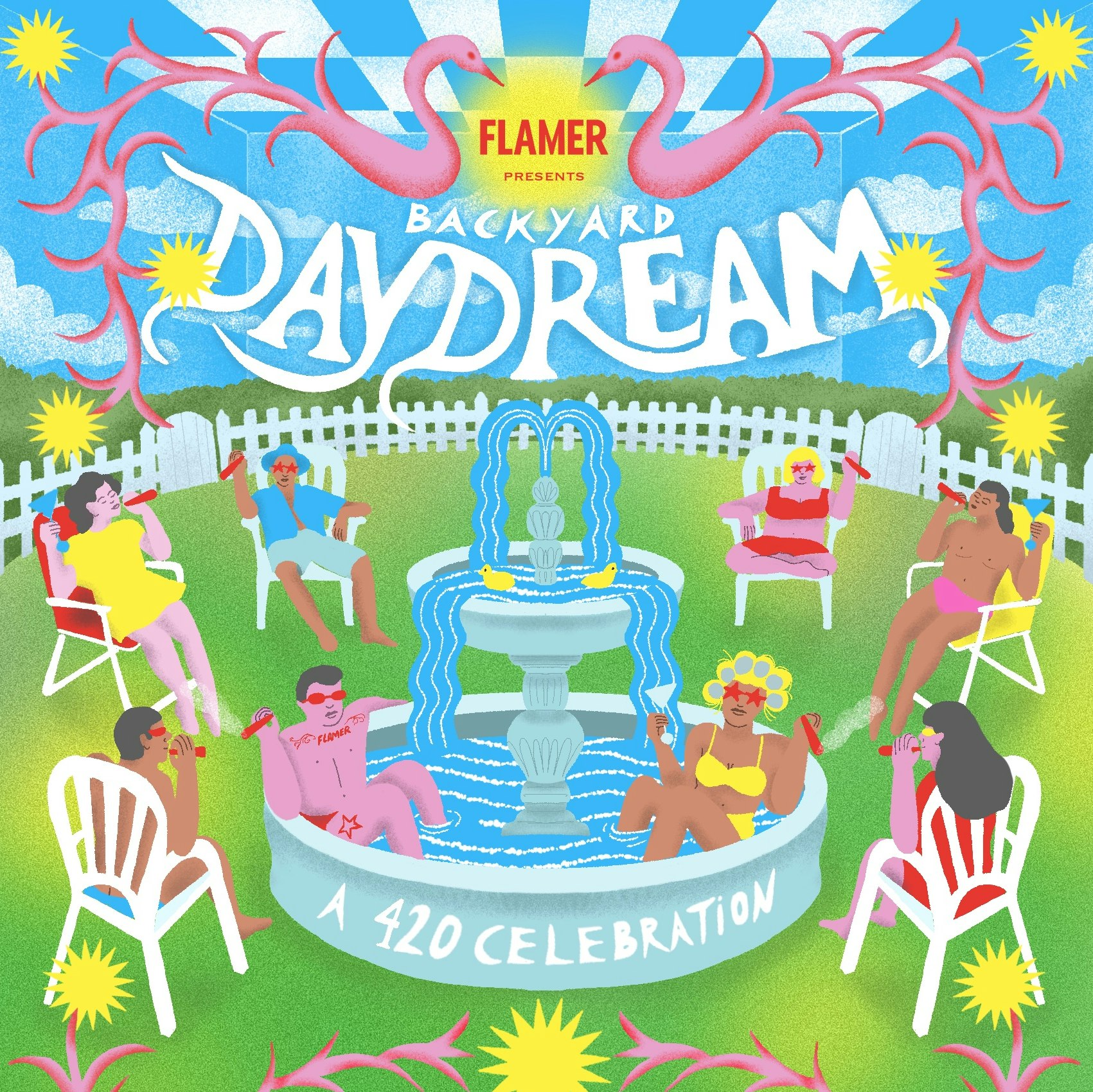 FLAMER PRESENTS: BACKYARD DAYDREAM, a 420 party