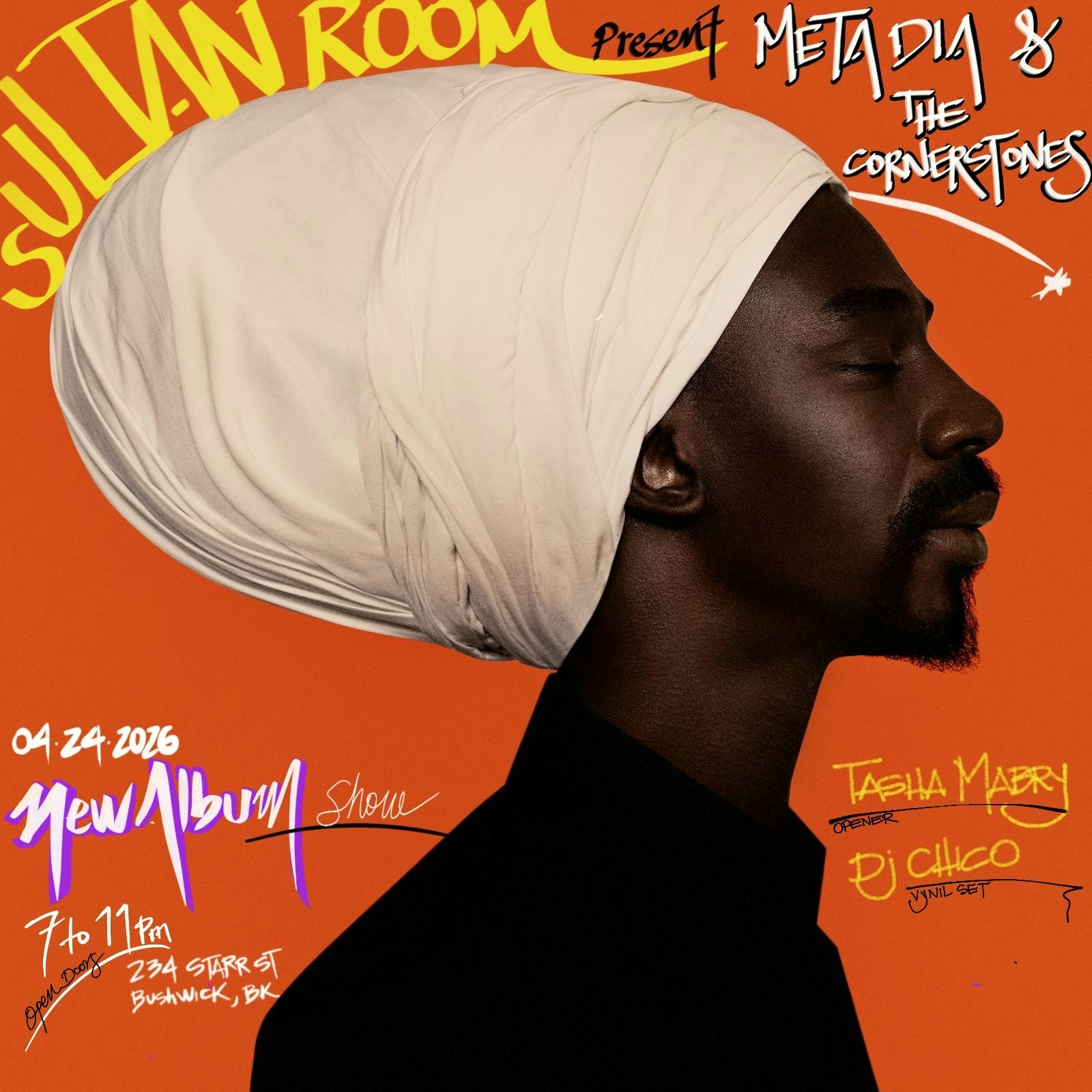 Meta And The Cornerstones (Album Release), Tasha Mabry, DJ Chico