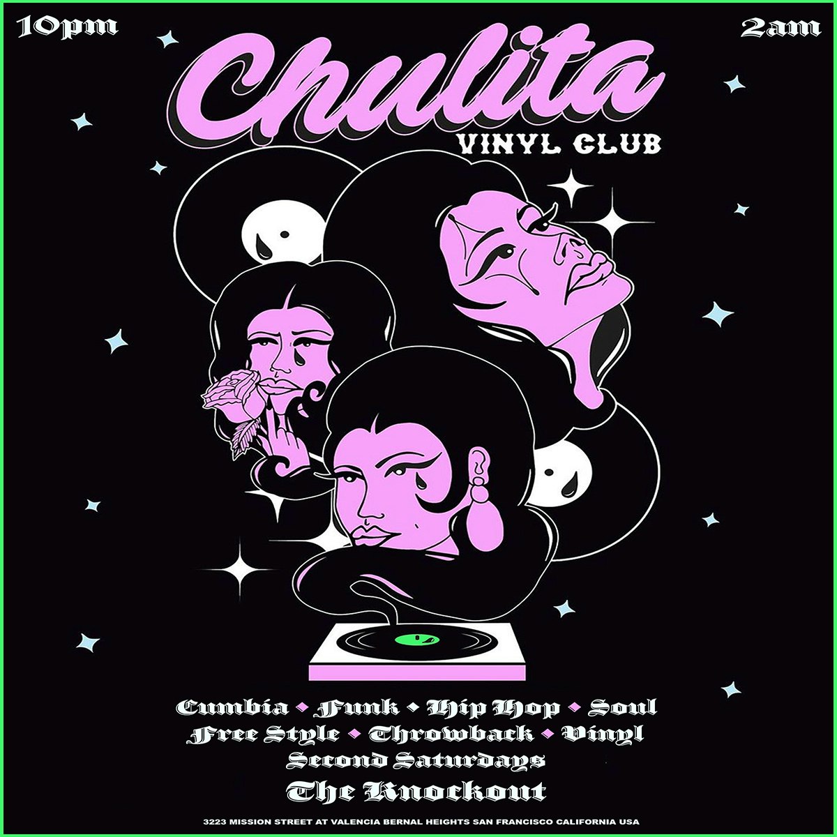 CHULITA VINYL CLUB SATURDAY NIGHT PARTY