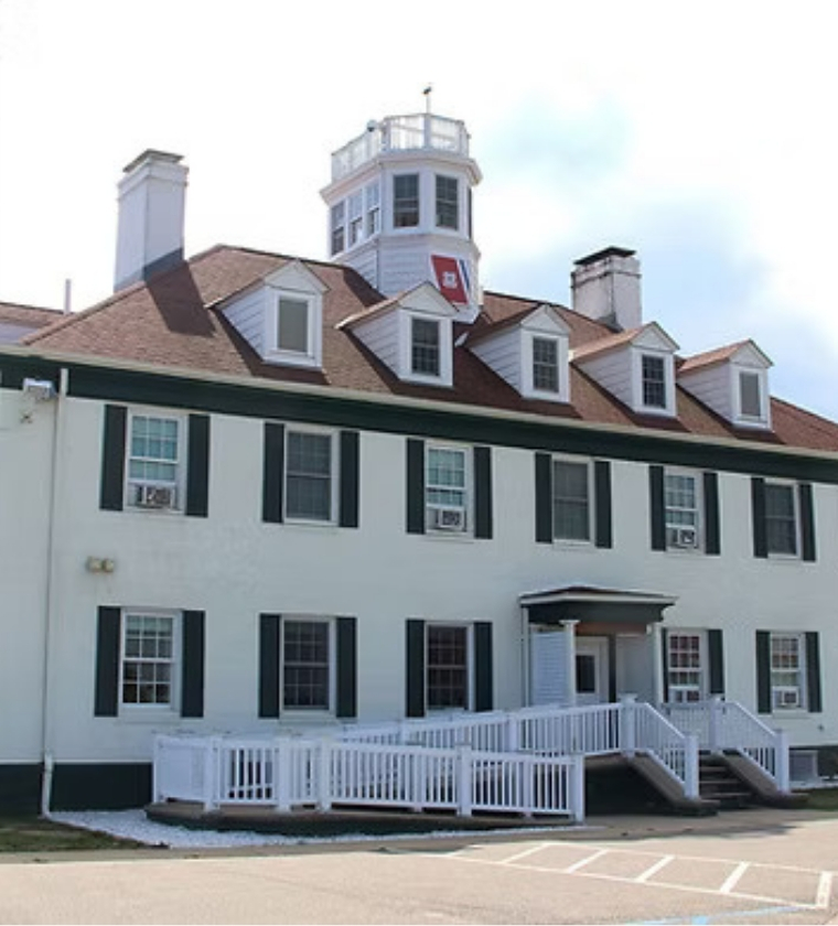 White Building Side View