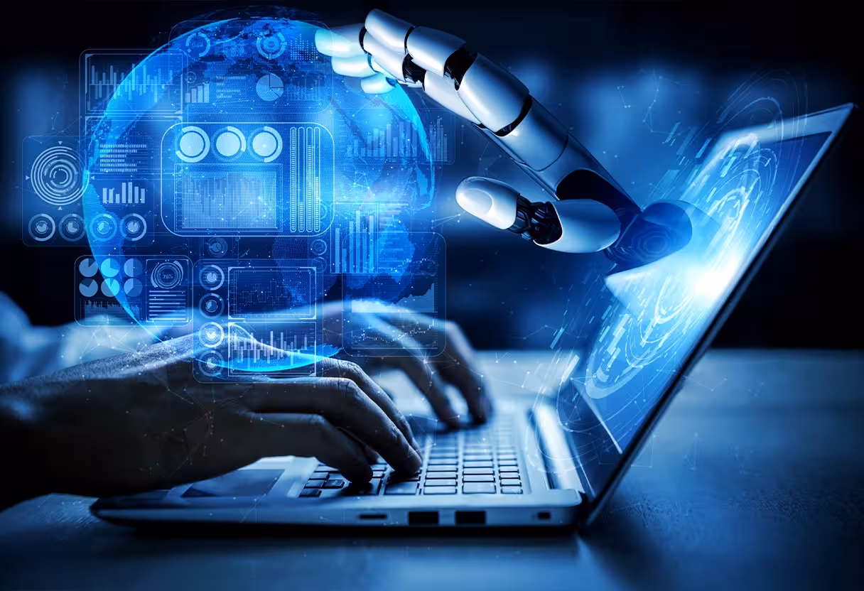 image of diverse team brainstorming (for an ai saas company)