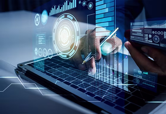 image of diverse team brainstorming (for an ai saas company)