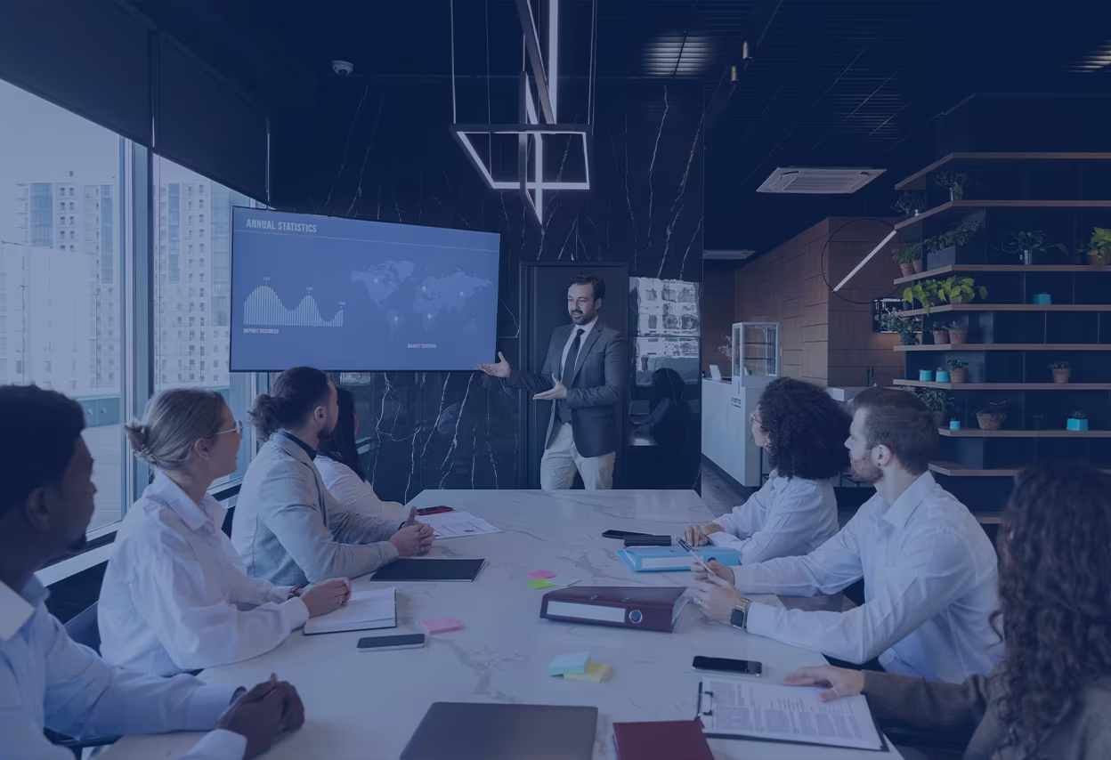 image of a marketing strategy meeting