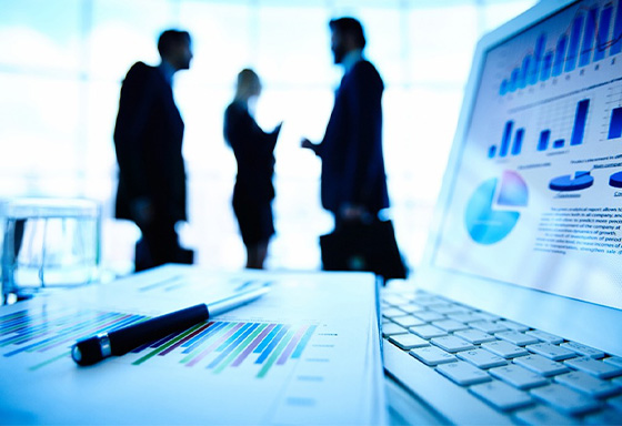 [background image] image of futuristic technology (for a data analytics and business intelligence)