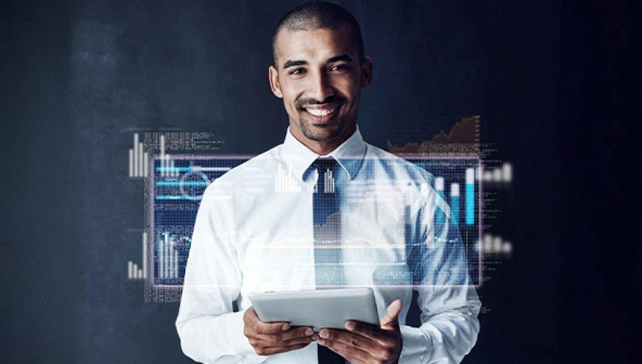 image of diverse team brainstorming (for an ai saas company)