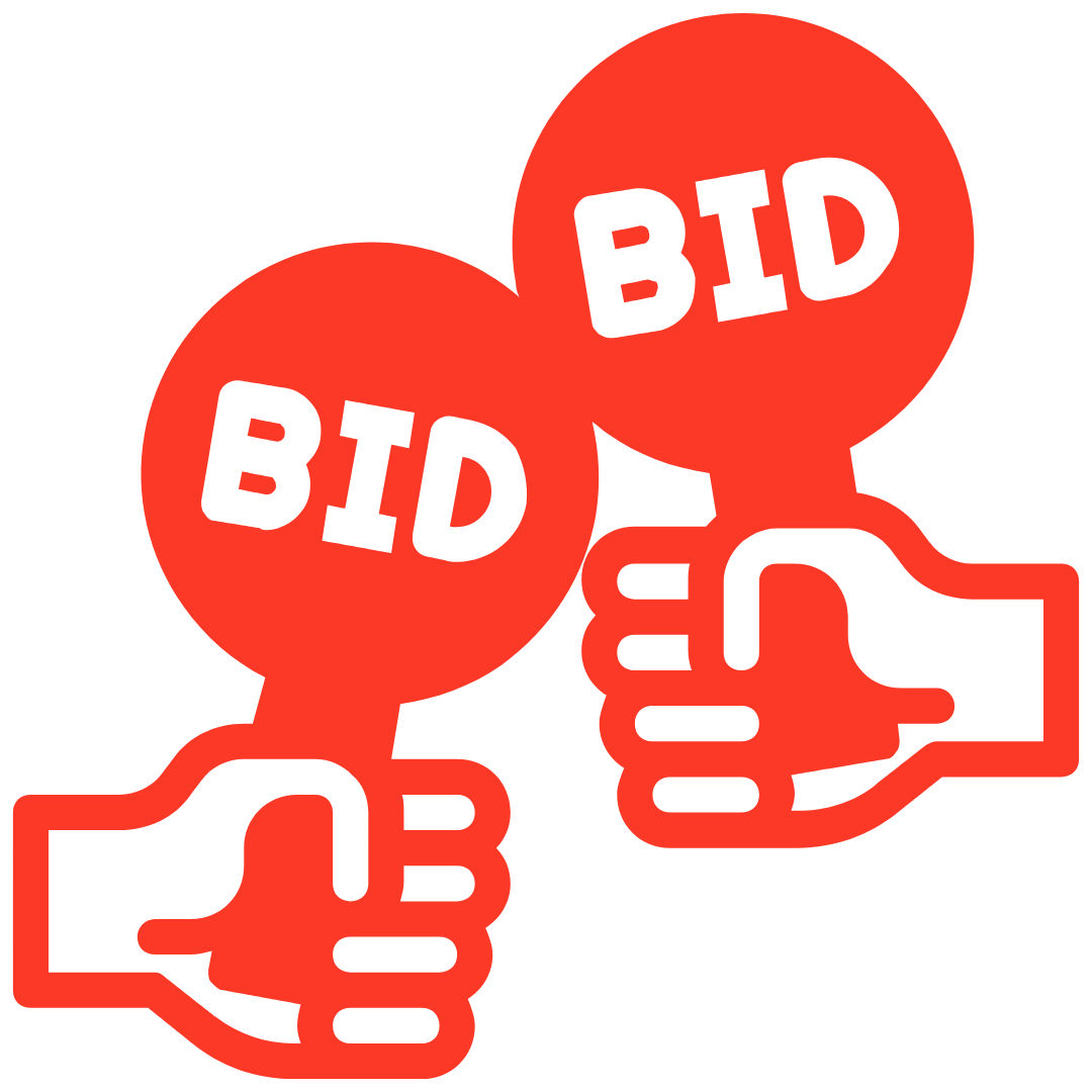 Auction bidding icon