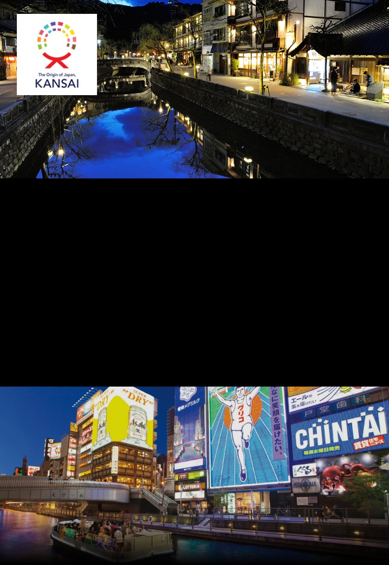 Collage of Kansai attractions